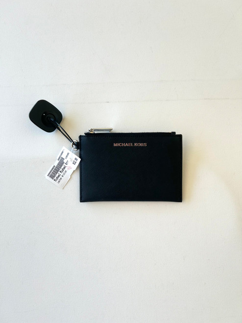 Vist Large View of Product Image Which is Used Michael Michael Kors Leather Wristlet