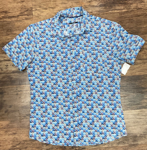 Vist Large View of Product Image Which is Used Apt9 Mens Short Sleeve Top M/15-15.5