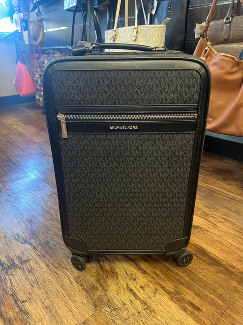 Vist Large View of Product Image Which is Used Michael Kors Xlarge Leather Suit Case