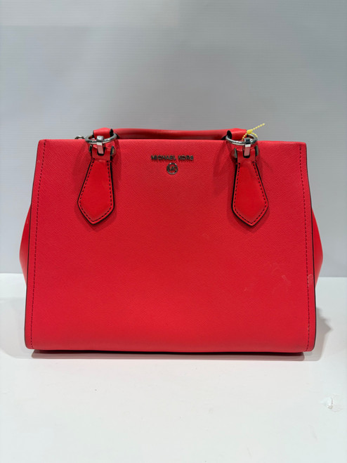 Vist Large View of Product Image Which is Used Michael Michael Kors Large Leather Handbag