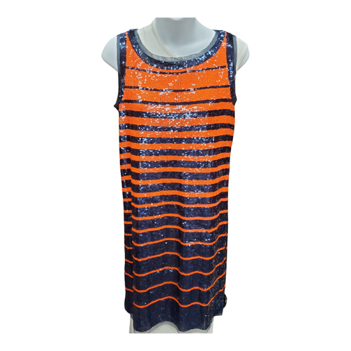 Vist Large View of Product Image Which is Used Georges Rech Sequin Short Dress F S-4/6