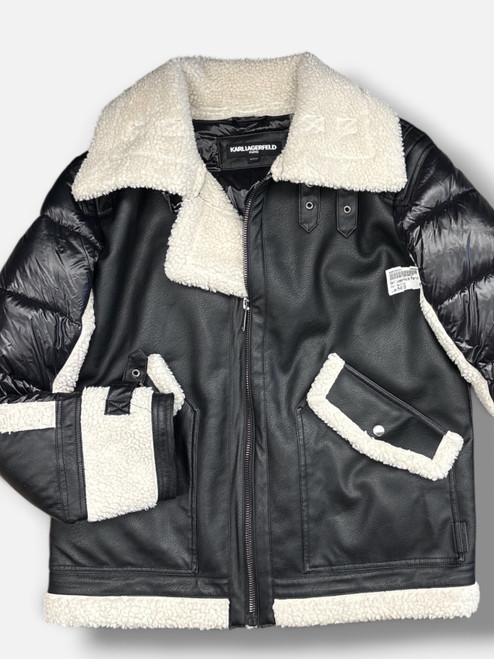Vist Large View of Product Image Which is Used Karl Lagerfeld Paris Short HeavyCoat M-8/10