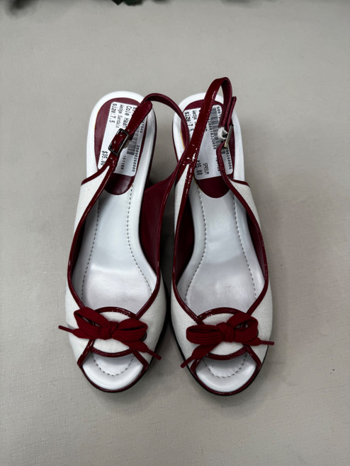 Vist Large View of Product Image Which is Used Cole Haan Wedge Sandals 7.5