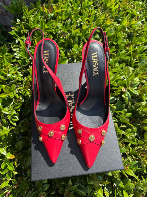 Vist Large View of Product Image Which is Used Versace High Heels 9