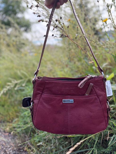 Vist Large View of Product Image Which is Used Stone Mountain Leather Handbag