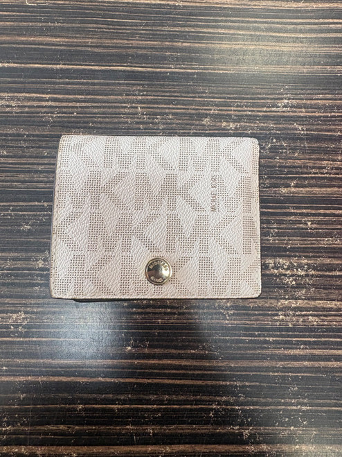 Vist Large View of Product Image Which is Used Michael Michael Kors Leather Wallet
