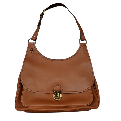 Vist Large View of Product Image Which is Used Tory Burch Large Leather Handbag