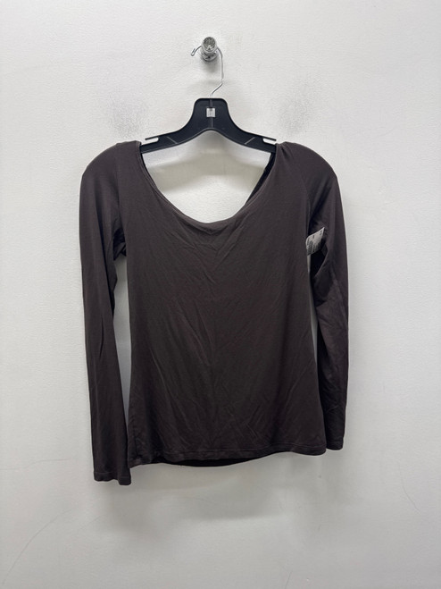 Vist Large View of Product Image Which is Used Brown Sarah Pacini Long Sleeve Top S-4/6