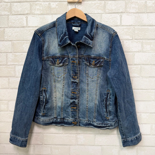Vist Large View of Product Image Which is Used Sundance Denim Jacket L-12/14