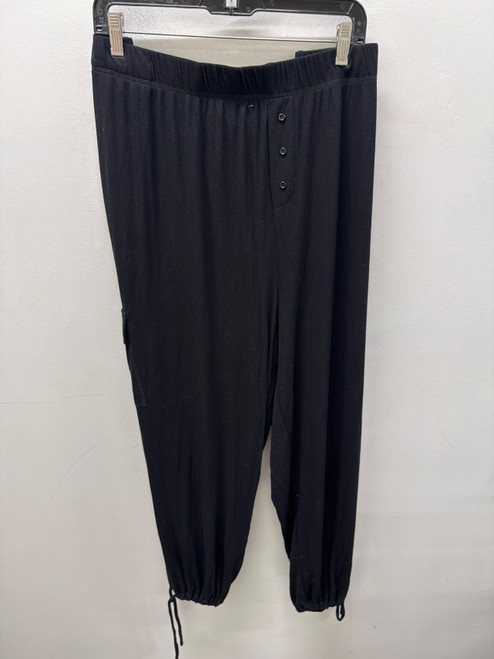 Vist Large View of Product Image Which is Used NWT Black Tivoglio Casual Pant 3X 22/36