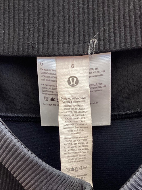 Vist Large View of Product Image Which is Used Lululemon Athletica Active Pant 6-28