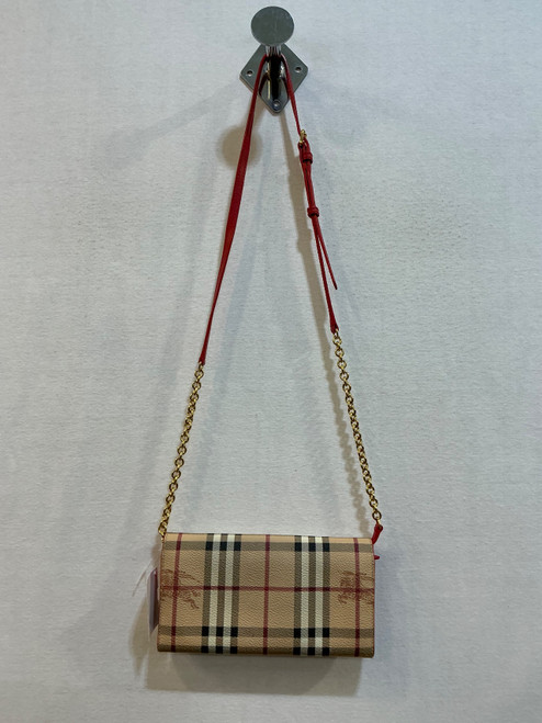 Vist Large View of Product Image Which is Used Burberry Small Leather Handbag