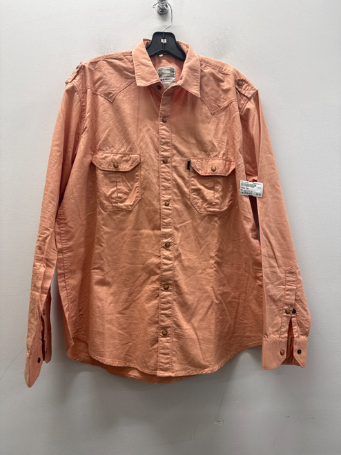 Vist Large View of Product Image Which is Used Orange G-Star Raw Mens Long Sleeve Top 2X/18-18.5