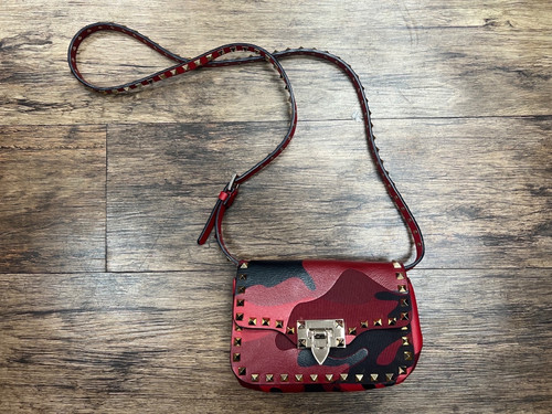 Vist Large View of Product Image Which is Used Valentino Small Leather Handbag