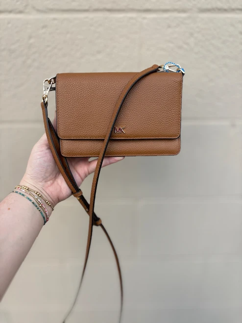 Vist Large View of Product Image Which is Used Michael Kors Leather Wallet