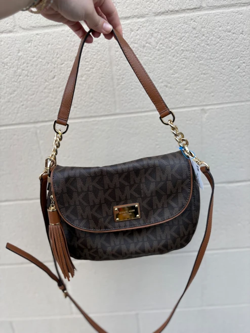 Vist Large View of Product Image Which is Used Michael Kors Large Leather Handbag
