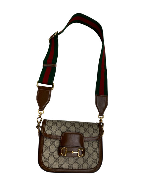 Vist Large View of Product Image Which is Used Gucci Full Set Large Leather Handbag