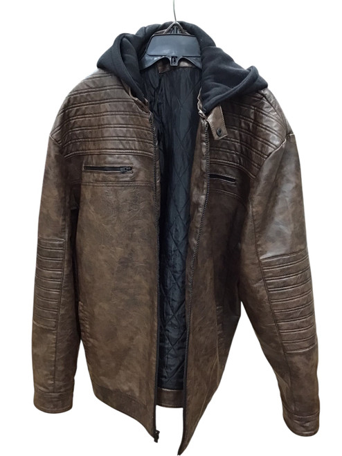 Vist Large View of Product Image Which is Used Unbranded Mens Leather Jacket XXXL