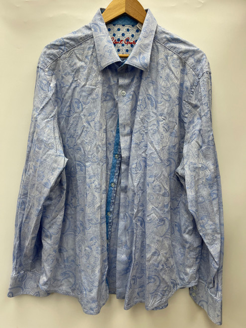 Vist Large View of Product Image Which is Used Robert Graham Mens Long Sleeve Top 3X/19-19.5