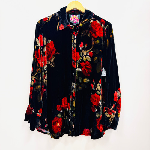 Vist Large View of Product Image Which is Used Johnny Was Long Sleeve Top M-8/10