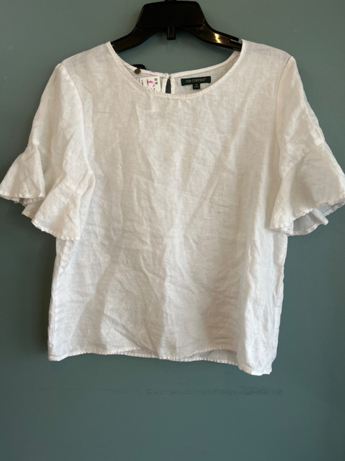 Vist Large View of Product Image Which is Used Unbranded Short Sleeve linen Top M-8/10