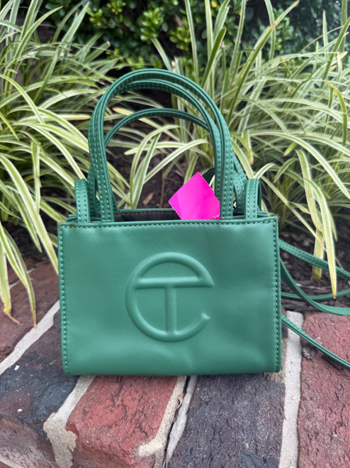 Vist Large View of Product Image Which is Used Telfar Small Leather Handbag