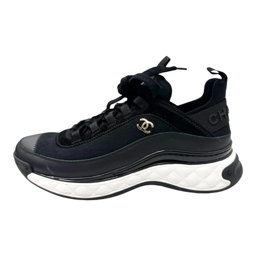 Vist Large View of Product Image Which is Used Chanel Black Trainers size 41