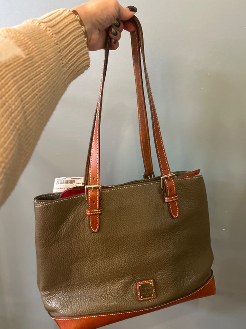 Vist Large View of Product Image Which is Used Dooney and Bourke Xlarge Leather Handbag