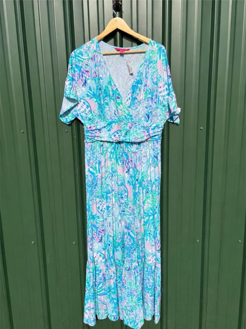 Vist Large View of Product Image Which is Used Lilly Pulitzer Long Dress F XL-16