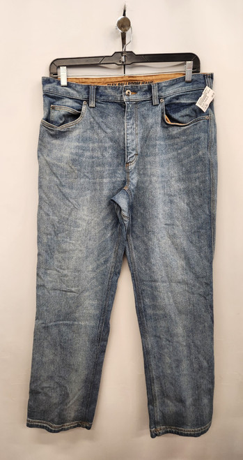 Vist Large View of Product Image Which is Used Duluth Trading Co Mens Denim 36W