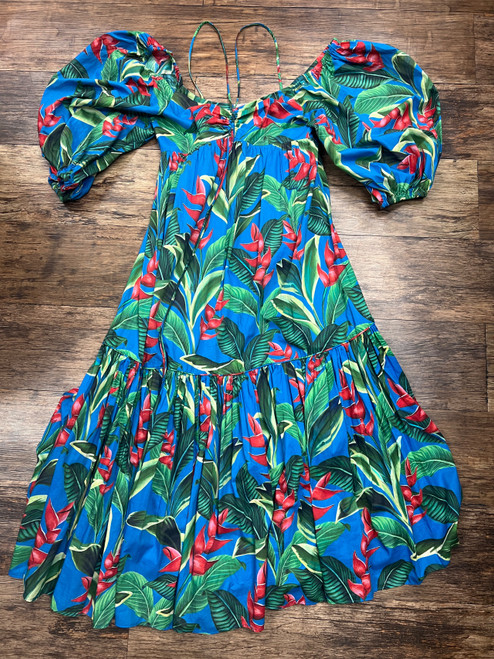 Vist Large View of Product Image Which is Used Farm Rio Long Dress B S-4/6
