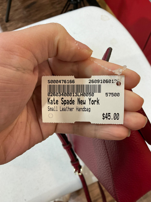Vist Large View of Product Image Which is Used Kate Spade New York Small Leather Handbag