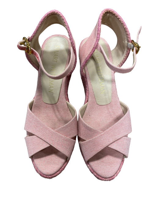Vist Large View of Product Image Which is Used Stuart Weitzman Wedge Sandals 9.5