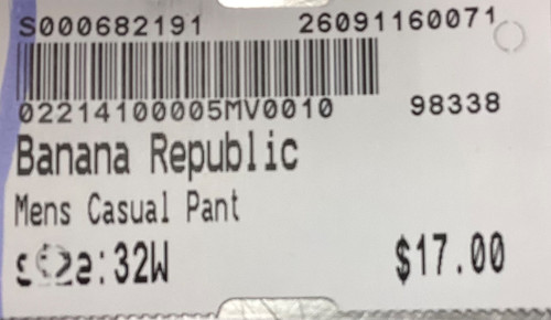 Vist Large View of Product Image Which is Used Banana Republic Mens Casual Pant 32W