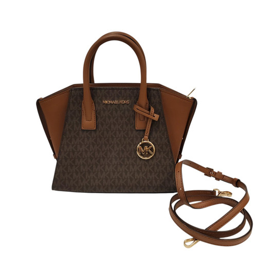Vist Large View of Product Image Which is Used Michael Michael Kors Small Leather Handbag