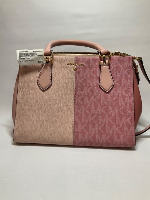 Vist Large View of Product Image Which is Used Michael Kors Large Leather Handbag