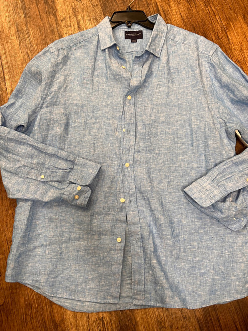 Vist Large View of Product Image Which is Used Charles Tyrwhitt Mens Long Sleeve Top XL/17-17.5