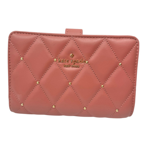 Vist Large View of Product Image Which is Used Kate Spade New York Carey Quilted Studded Medium Bifold Wallet 