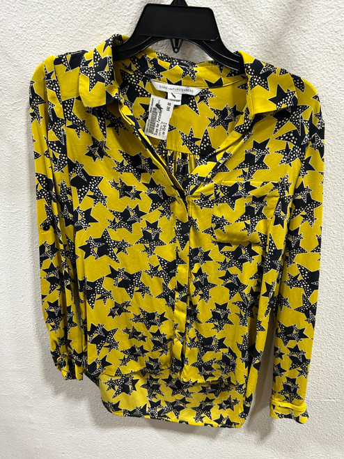 Vist Large View of Product Image Which is Used Diane Von Furstenberg Long Sleeve Top XS-0/2
