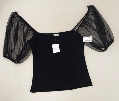 Vist Large View of Product Image Which is Used Free People Short Sleeve Top XS-0/2