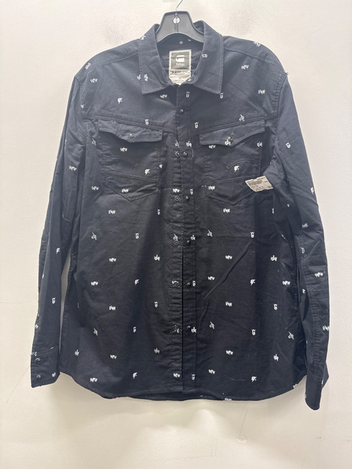 Vist Large View of Product Image Which is Used Black G-Star Raw Mens Long Sleeve Top XL/17-17.5