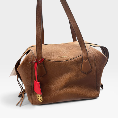 Vist Large View of Product Image Which is Used Tory Burch Large Leather Handbag