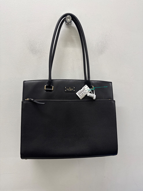 Vist Large View of Product Image Which is Used Black Kate Spade New York Large Leather Handbag