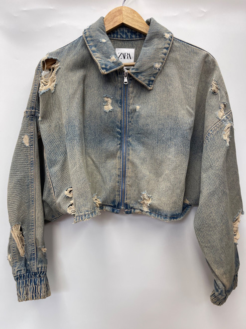 Vist Large View of Product Image Which is Used Zara Denim Jacket M-8/10