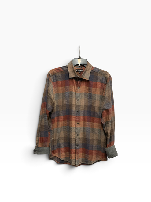Vist Large View of Product Image Which is Used BACHRACH Mens Long Sleeve Top M/15-15.5