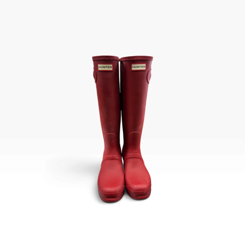 Vist Large View of Product Image Which is Used Hunter Rain Boots 9