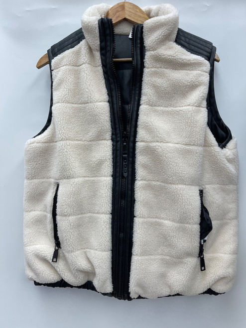 Vist Large View of Product Image Which is Used Rebecca Minkoff Heavyweight Vest L-12/14