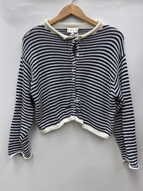 Vist Large View of Product Image Which is Used Miou Muse Lightweight Sweater S-4/6