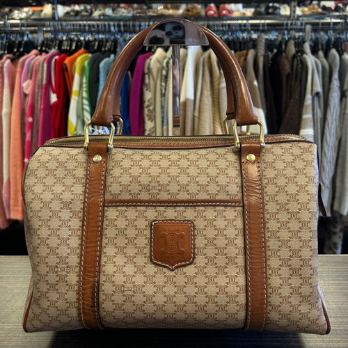 Vist Large View of Product Image Which is Used Celine Large Leather Handbag