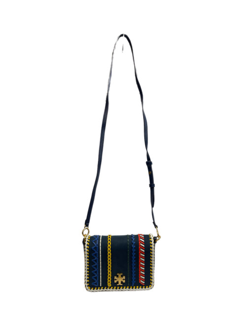 Vist Large View of Product Image Which is Used Tory Burch Small Leather Handbag